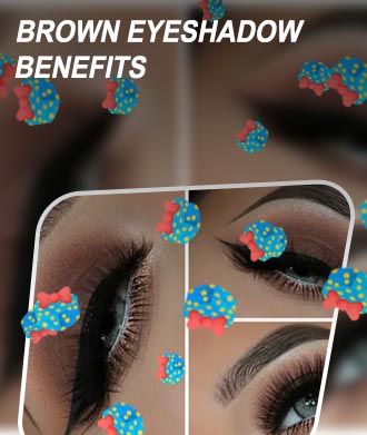 Brown eyeshadow look