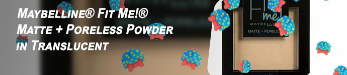 Maybelline fit me matte & poreless powder