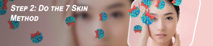 Skin care routine for glass skin